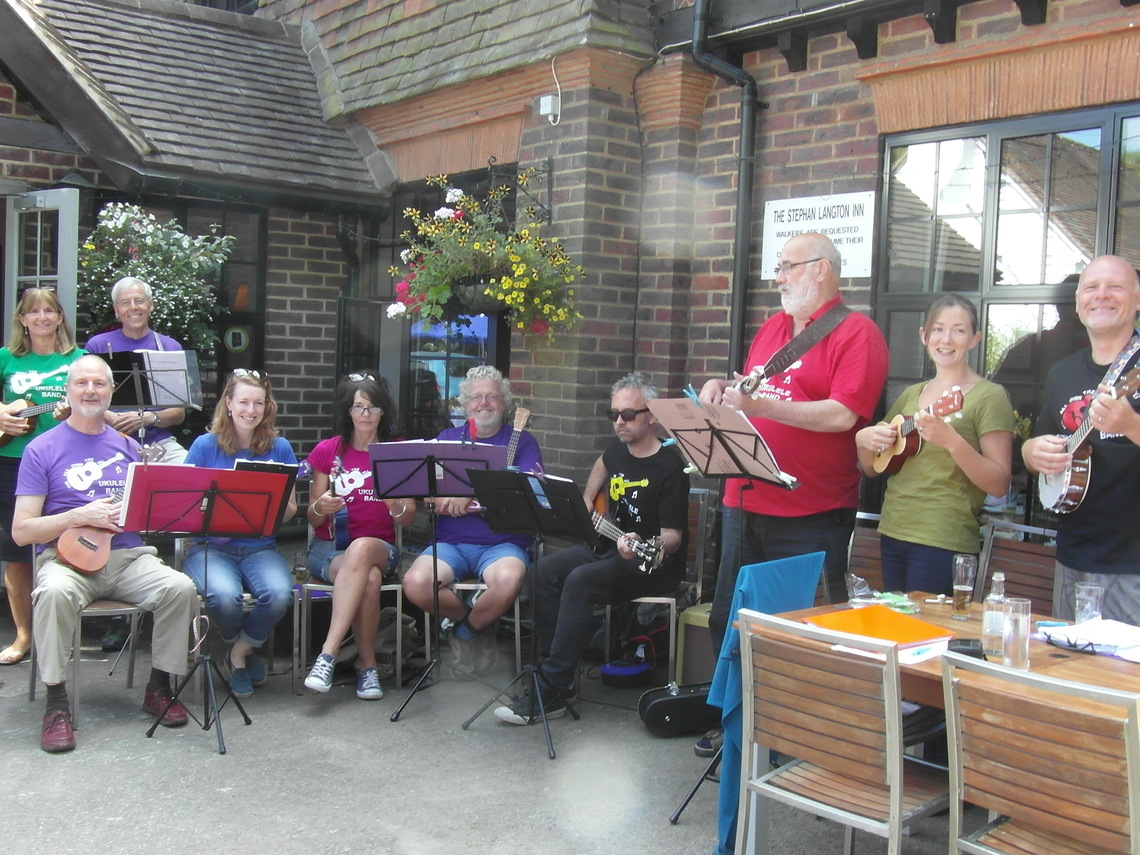 Ukes at Stephan Langton August 2016